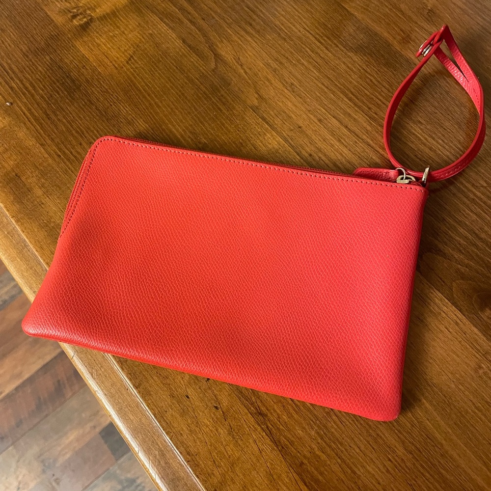Coach Red Wristlet Clutch - Picture 2 of 3